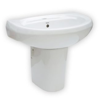 Canton Half Pedestal Wash Basin