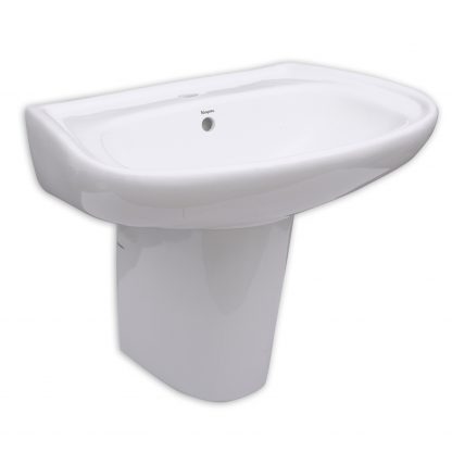 Lyme Half Pedestal Wash Basin